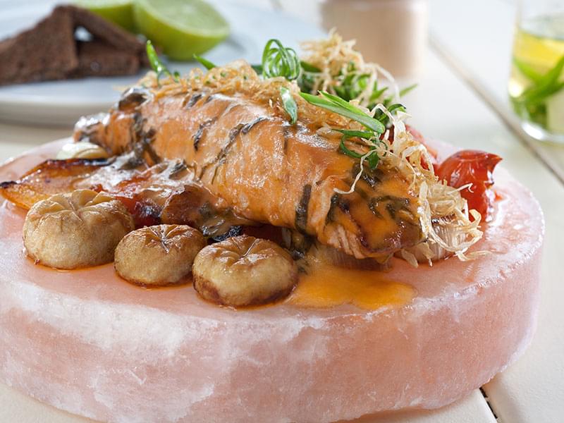 round salt plates